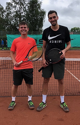 Finalisten im Hauptfeld Michel Langer (links) und Marco Brück (rechts) image-7624